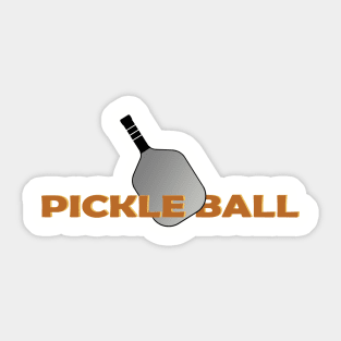 "Chopped" Pickleball Design Sticker